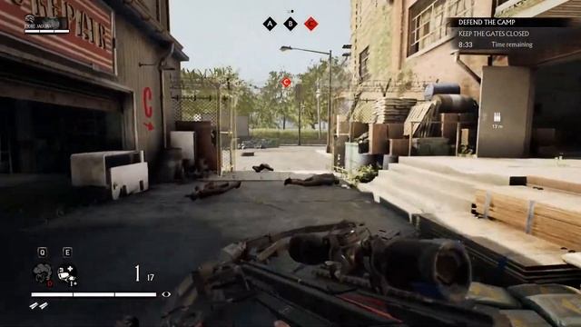 Overkill's The Walking Dead Walk Through Part 1 - GeorgeTown Camp