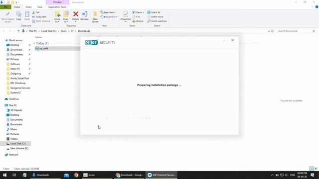 Eset Internet security Installation. смотреть онлайн