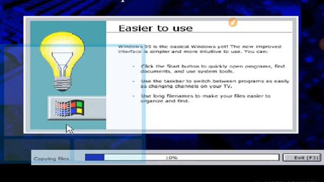 Установка Windows 95 смотреть онлайн
