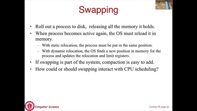 Lec10 Screencast: Memory Management Refresher (02/25/20) смотреть онлайн