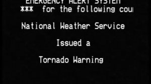 EAS Tornado Warning Subtitles