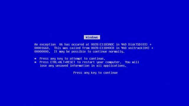 Windows error, prank windows problem, blue screen without interruptions смотреть онлайн