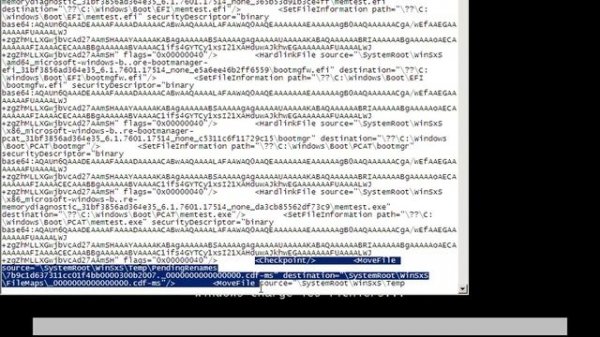Fatal error C0000034 applying update operation