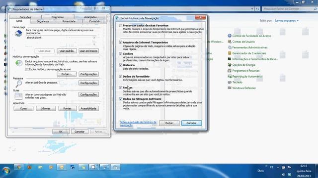 Excluindo arquivos temporarios IE - Deleting temporary internet files смотреть онлайн