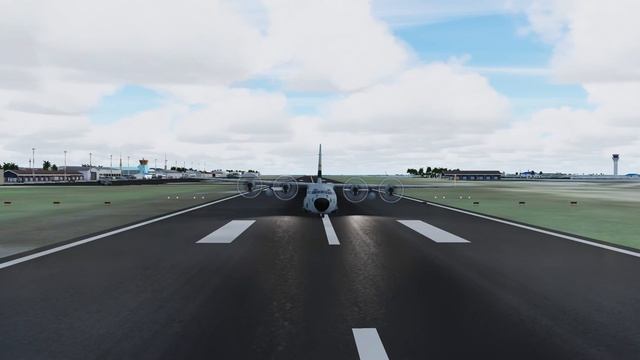 Prepar3D v5 C-130 MALE TO GOA takeoff смотреть онлайн