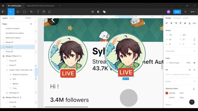 Re-creating Twitch App Design l Day 6 I Inspired from @ABNUX I Practicing UI by Copying l #Uidesign смотреть онлайн