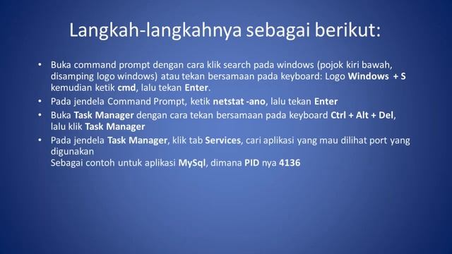 Cara Mengetahui Port Number Aplikasi di Windows 10 смотреть онлайн