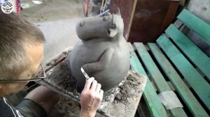 Очень СИМПАТИЧНАЯ ПОДЕЛКА ИЗ ЦЕМЕНТА СВОИМИ РУКАМИ | Cute crafts made of cement with your own hands
