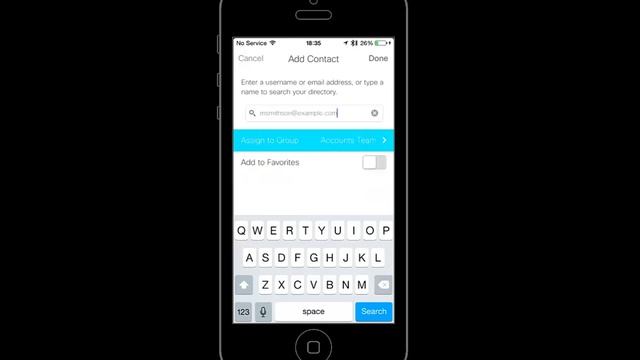 Jabber iPhone Contact Add смотреть онлайн
