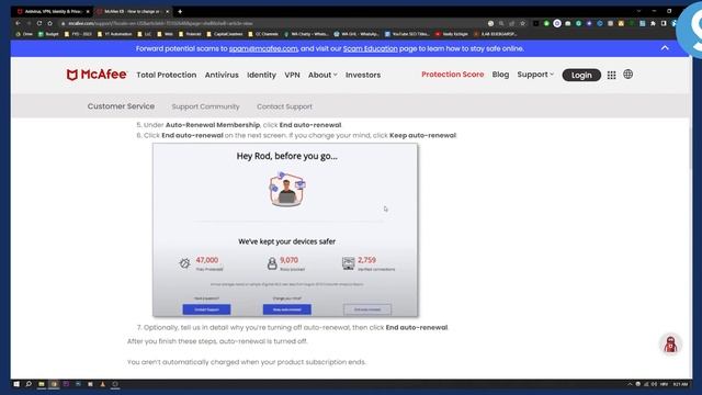 How to Cancel McAfee App Subscription (Tutorial) смотреть онлайн