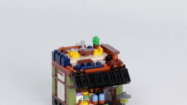Matcha Tea Shop Speed Build | Loz Mini Street Mini Modular Building | Loz 1654 смотреть онлайн