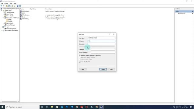 How to Create a New User Account on Windows 10 смотреть онлайн