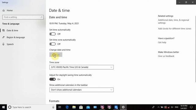 How to Change Date and Time on Windows 10 смотреть онлайн