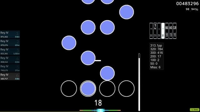 (osu!mania 4k) Vibroha 1.1x 98% 3500pp [17 ✰] смотреть онлайн