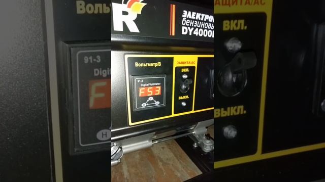 HÜTER DY4000L счётчик мото-часов вместо стрелочного вольтметра смотреть онлайн