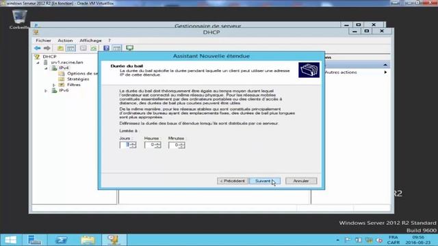 Configuration serveur 2012 R2 Configurer le DHCP смотреть онлайн