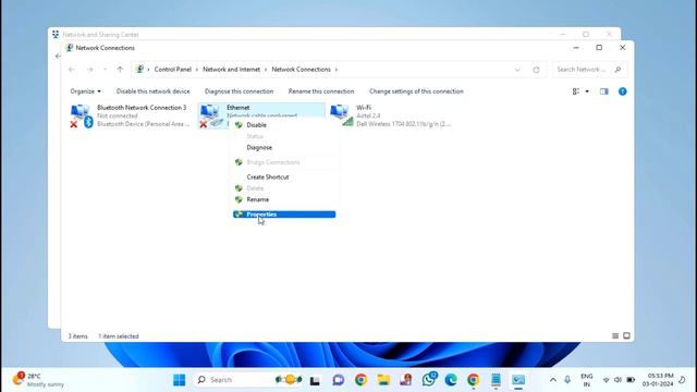 How to Fix DNS Probe Finished No Internet on Windows 11 | Running Windows Network Error |No Interne смотреть онлайн