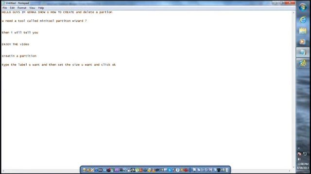 How 2 create/delete partition in win 7 смотреть онлайн