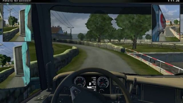 Scania Truck Driving Simulator Challenge * Gps Problem* смотреть онлайн