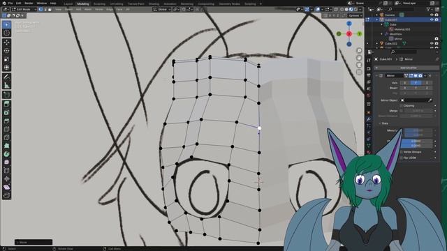 Bat tries to remember how this program works. 3D model creation. смотреть онлайн