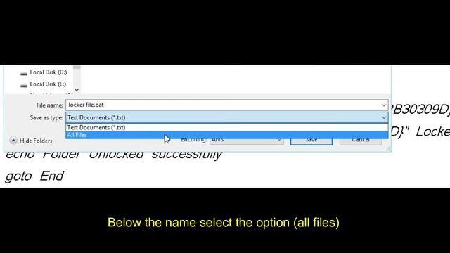 📂How to lock a folder|how to create a locker folder смотреть онлайн