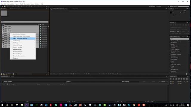Convertendo arquivos de video para DXV3 codec em lote utilizando o After Effects смотреть онлайн