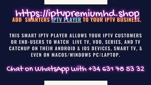 IPTV SMARTERS PLAYER - THE BEST IPTV PLAYER BY SMARTERS смотреть онлайн