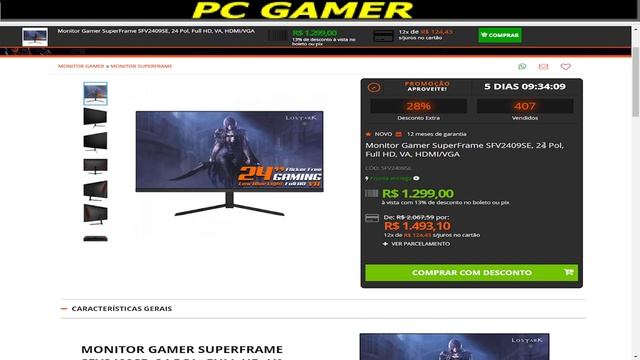 COMPUTADOR MANCER GAMER HEFESTO, AMD RYZEN 5 4650G, 16GB DDR4, SSD 240GB смотреть онлайн