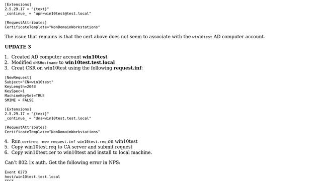 How to issue a windows machine cert for a non-domain joined computer? (2 Solutions!!) смотреть онлайн