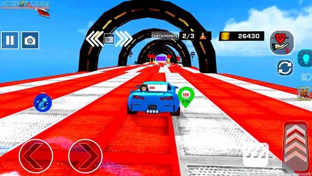 Extreme Mega Ramp Stunt GT Car Simulator - Impossible Sport Car Racing - Android GamePlay смотреть онлайн