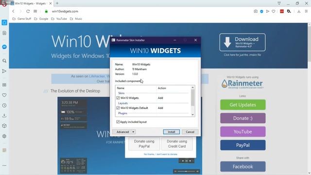 How to Add stuff to your desktop (Clock, Weather, Battery, etc) смотреть онлайн