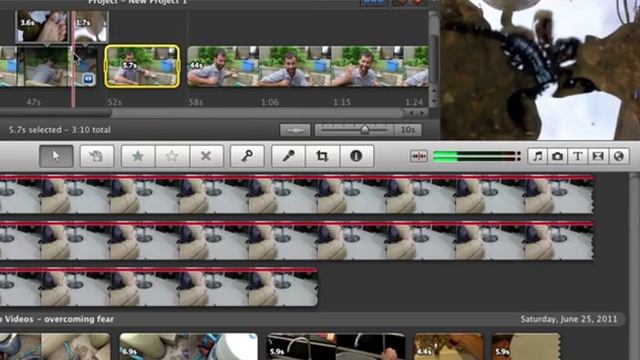 6 How to speed up and slow down your clips in iMovie 11.mp4 смотреть онлайн