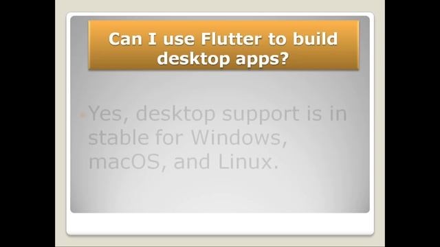 Can I use Flutter to build desktop apps | क्या मै Flutter के साथ एक डेस्कटॉप App बना कर सकता हूं? смотреть онлайн