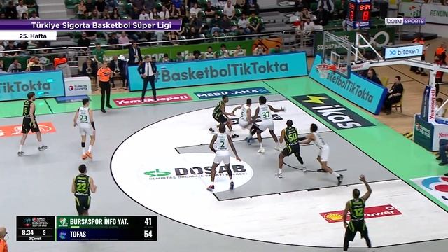 Bursaspor İnfo Yatırım (89-95) TOFAŞ - Türkiye Sigorta Basketbol Süper Ligi - 2023/24 смотреть онлайн