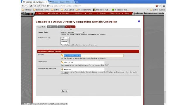 Implementando Samba4 no Pfsense смотреть онлайн