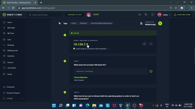 Hack the box - Meow - Walkthrough смотреть онлайн