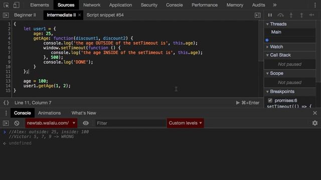 JS Workshop - lexical this - arrow functions смотреть онлайн