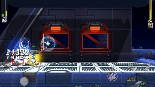 MEGAMAN X DiVE Mobile iOS Android Walkthrough - Part 20 - Coop 4-2 Space-Time Jumper 4, Overdrive смотреть онлайн