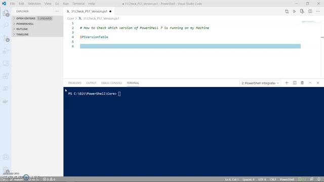 How to Check Which Version Of PowerShell 7 Is Running On My Machine смотреть онлайн