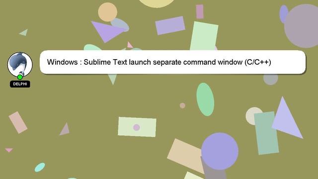 Windows : Sublime Text launch separate command window (C/C++) смотреть онлайн