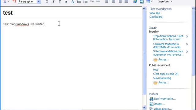 Wordpress et Windows LIve Writer смотреть онлайн