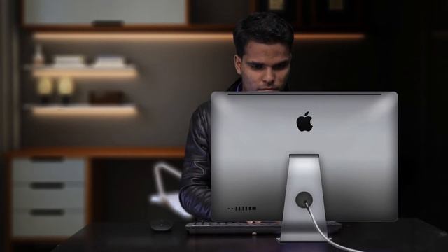 men work on imac desktop free footage смотреть онлайн
