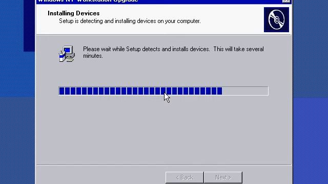 Uograding Windows NT 5.0 Build 1902 to build 1906 смотреть онлайн