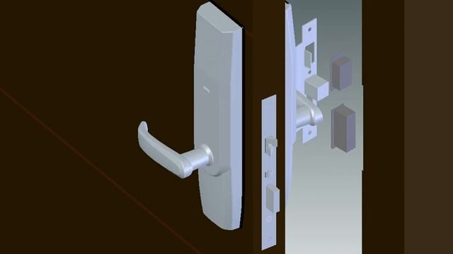 Монтаж биометрического замка L5000. www.fingerprint.com.ua смотреть онлайн