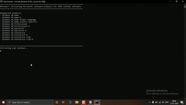 Windows 10 Permanent Activation 2019,2020 смотреть онлайн