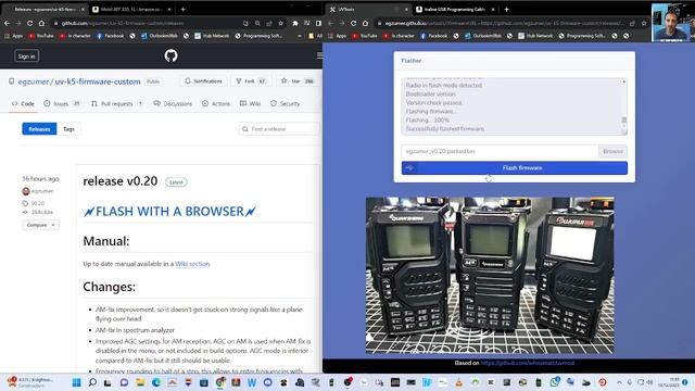 Egzumer 20 - UV-K5 , K6 , NEW FIRMWARE FULL INSTALL-Windows,Mac ,Raspberry Pi смотреть онлайн