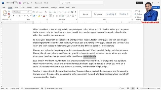 MS Word for Beginners | MS Word in Hindi Class 6 | Uses of Clipboard Options смотреть онлайн