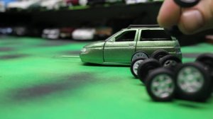 Lada 111 прицеп. Autotime 1:36 .Тюнинг модельки.
