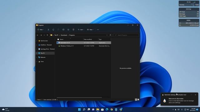 Windows 11 Theme Dock [Cool Customize Taskbar] смотреть онлайн