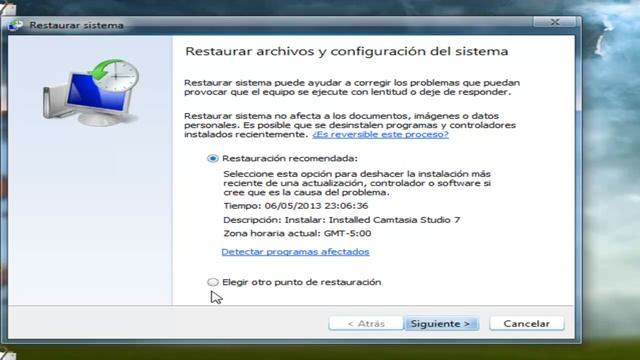 Tutorial de como Restaurar el Sistema Windows 7 смотреть онлайн
